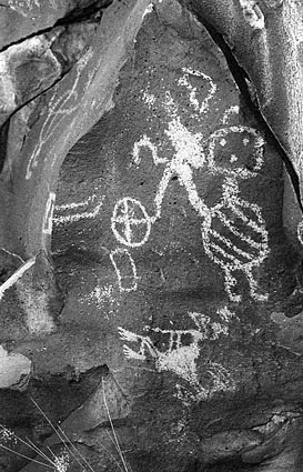 Petroglyphs, La Cieneguilla, New Mexico