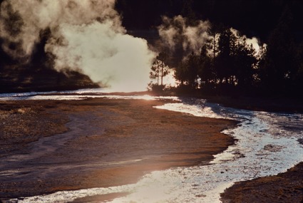 Steam Vapor, Firehole River in the Fall