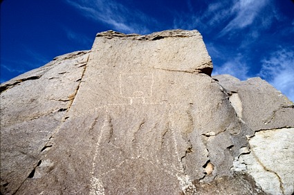 Petroglyph, Comanche Gap, Galisteo Basin, New Mexico