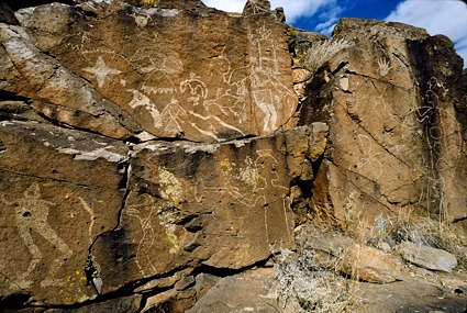 Petroglyphs, Comanche Gap, Galisteo Basin, New Mexico