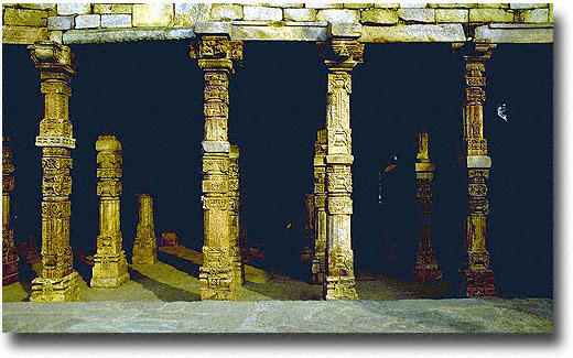 Qutb Minar - Columns