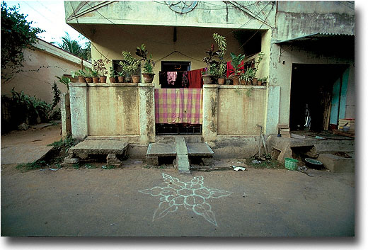 Kolam - Chalk Outlines No 2