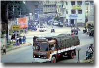 Schools Out at Ashok Nagar Traffic Circle