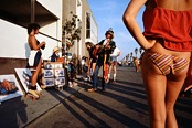 Venice Beach Sidewalk Scene